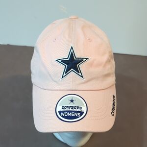 NFL Authentic Headwear Women's Pink Dallas Cowboys Hat Adjustable Slide Back